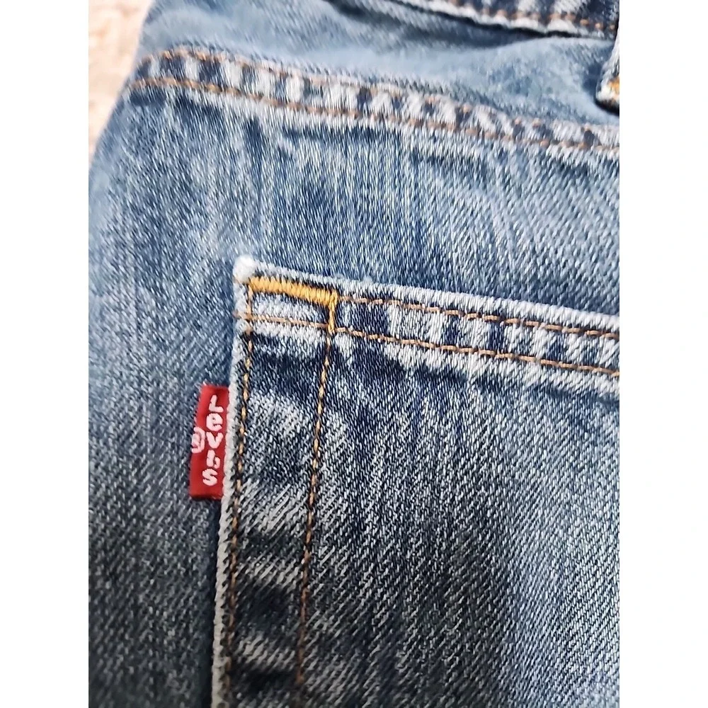 Levi's 559 Jeans Mens 40x32 Relaxed Straight Med‎ Wash Fade 38x31 Measured
